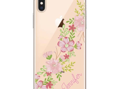 Floral Path iPhone X Ultra Clear Case Hot on Sale