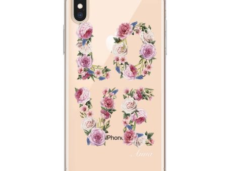 L.O.V.E iPhone XS Ultra Clear Case Online now