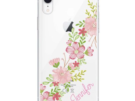 Floral Path iPhone XR Ultra Clear Case Hot on Sale