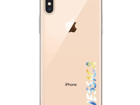 My Watercolour Name iPhone X Ultra Clear Case Discount