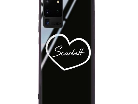 Sweet Heart Samsung Glass Case For Sale