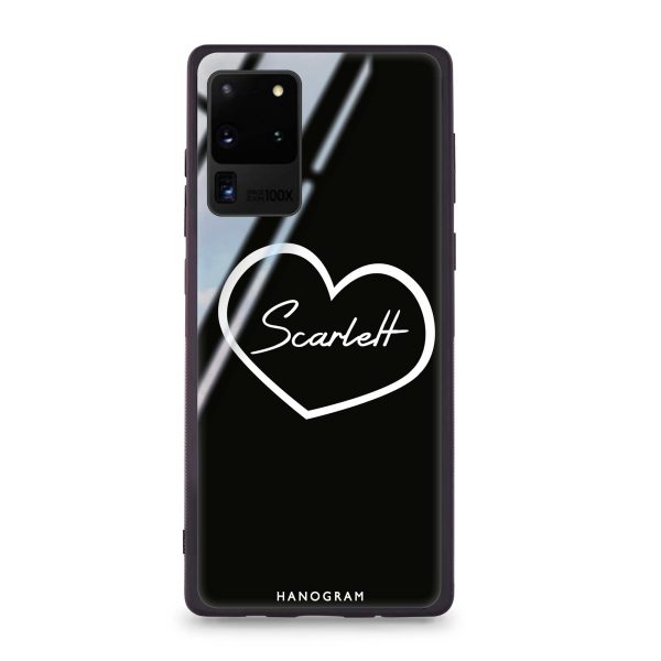 Sweet Heart Samsung Glass Case For Sale