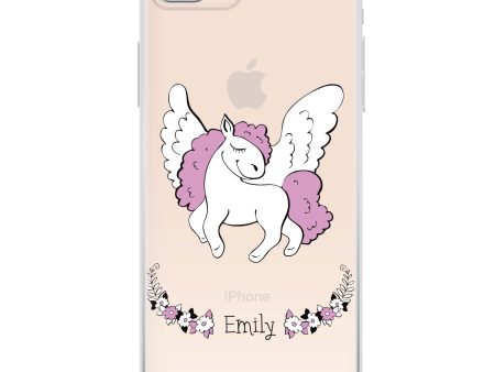 White Unicorn iPhone 8 Ultra Clear Case Supply