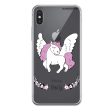 White Unicorn iPhone X Ultra Clear Case Discount