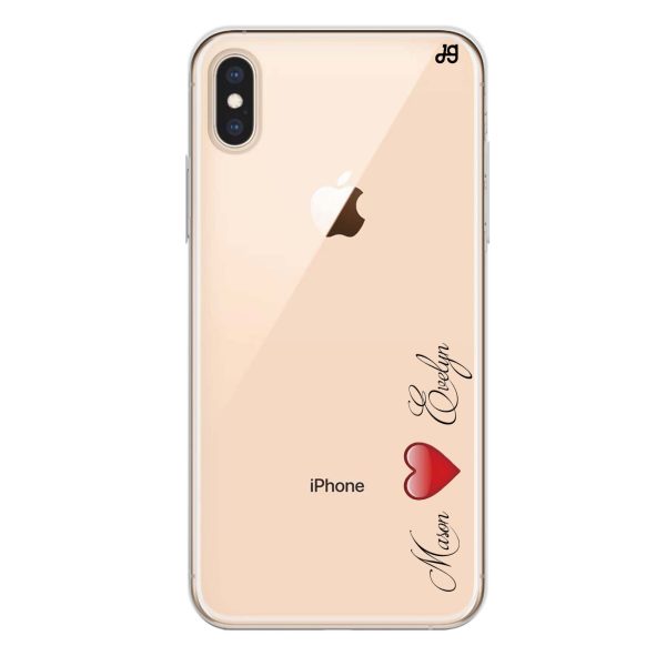 You & Me iPhone XS Max Ultra Clear Case Cheap