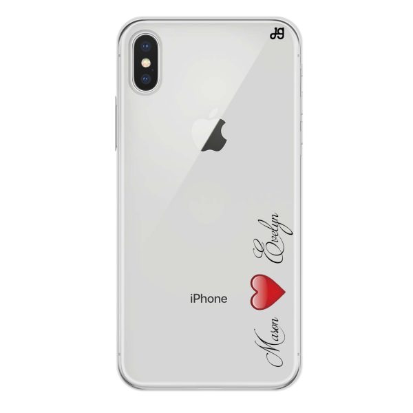 You & Me iPhone X Ultra Clear Case Cheap