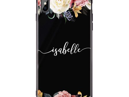 Art of Classic Floral iPhone XS Max Glass Case Fashion