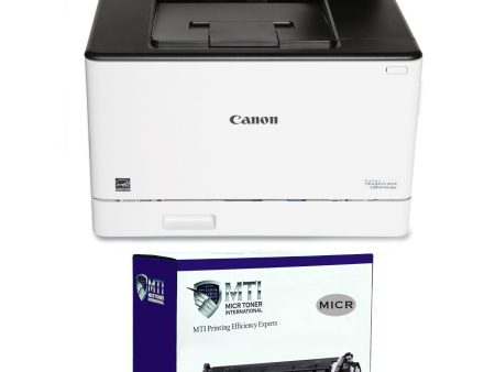 Canon ImageCLASS LBP674Cdw Color Check Printer with 1 MTI CRG 069 MICR Cartridge Supply