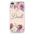 Light Pink Floral iPhone 7 Plus Ultra Clear Case Fashion