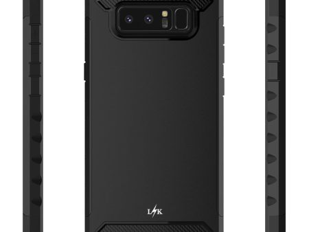 Galaxy Note 8 Carbon Fiber Case,  Shock Absorption Hybrid Armor Defender Protective Case Online now