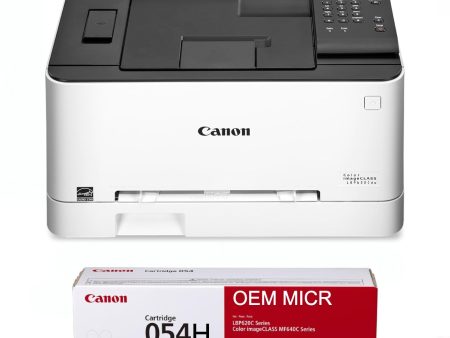 Canon imageCLASS LBP622Cdw Check Printer with 1 OEM Modified 054H MICR Cartridge (High Yield) Hot on Sale