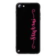 Casual Vertical Name iPhone SE Glass Case Discount