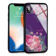 WildRose iPhone XS Glass Case Online Hot Sale