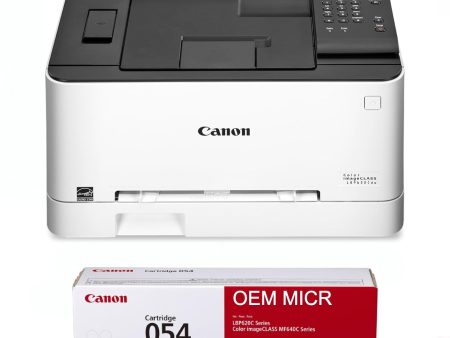 Canon imageCLASS LBP622Cdw Check Printer with 1 OEM Modified 054 MICR Cartridge Online Sale