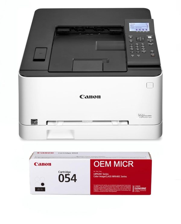 Canon imageCLASS LBP622Cdw Check Printer with 1 OEM Modified 054 MICR Cartridge Online Sale