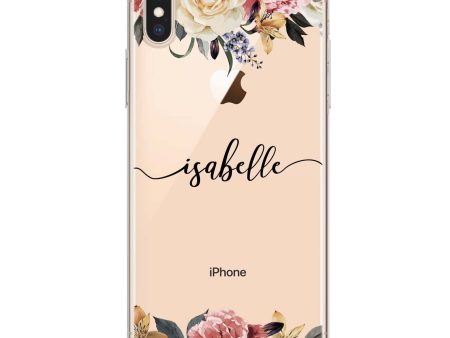 Art of Classic Floral iPhone XS Ultra Clear Case For Cheap