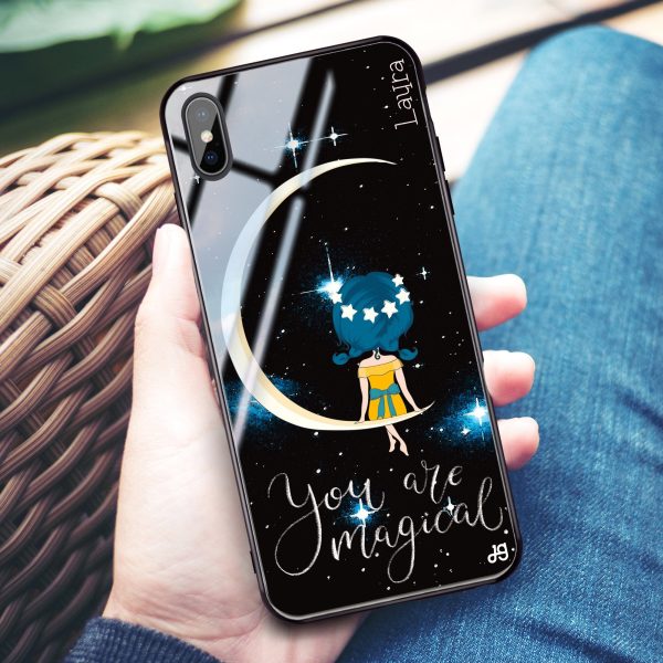 You are magical iPhone XS Glass Case Cheap