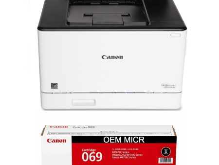 Canon ImageCLASS LBP674Cdw Color Check Printer with OEM Modified 069 MICR Cartridge Online Hot Sale