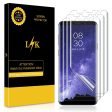 [3 Pack] LK for Samsung Galaxy S9 Screen Protector, Liquid Skin [New Version] [Case-Friendly] [Bubble-Free] HD Clear Flexible Film with Lifetime Replacement Warranty Cheap