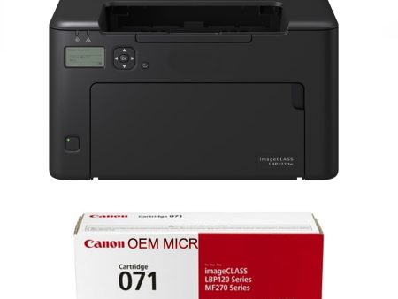 Canon imageCLASS LBP122dw Wireless Check Printer with 1 OEM 071 MICR Cartridge For Sale