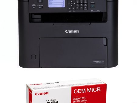 Canon imageCLASS MF273dw Check Printer with 1 OEM Modified 071 MICR Cartridge For Cheap