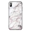 White Marble iPhone XS Glass Case Fashion