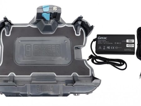 Gamber-Johnson:  KIT: Getac ZX10 No RF Vehicle Docking Station (7160-1675-00) with Getac 120W Auto Power Adapter with Bare Wire Lead (7300-0516) For Cheap