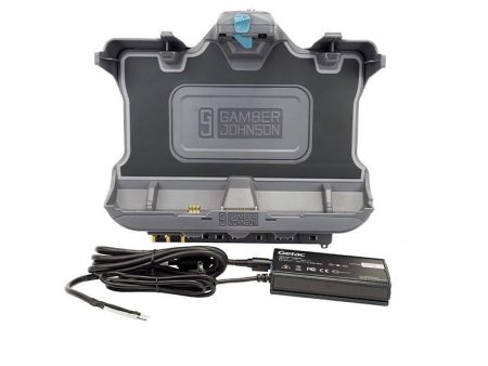 Gamber-Johnson:  KIT: F110 G6 TRI RF VEHICLE DOCK (7160-1584-03) WITH GETAC 120W POWER ADAPTER WITH BARE WIRE LEAD (7300-0516) Cheap